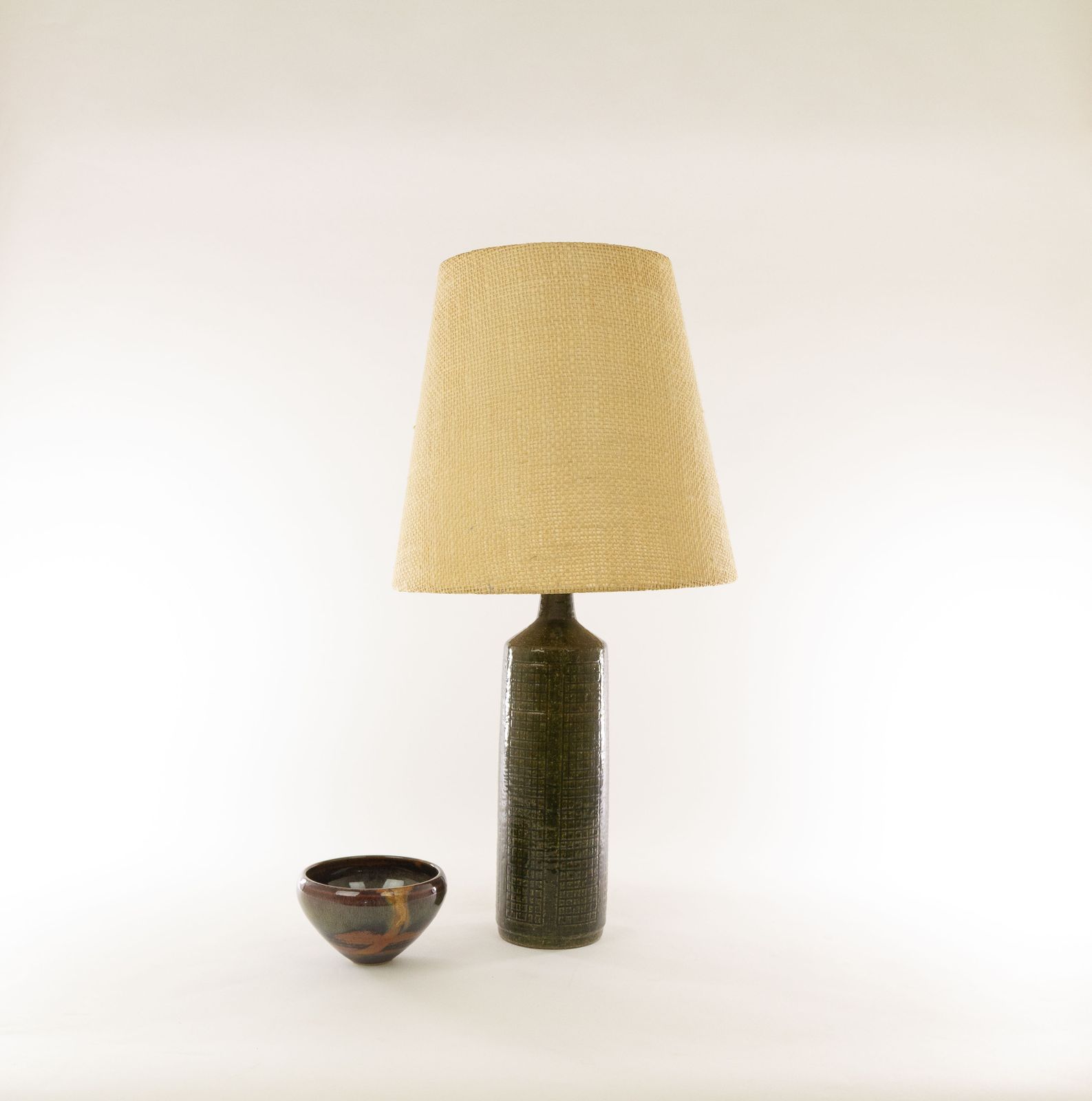 Green Dl/27 Xl Table Lamp By Linnemann Schmidt For Palshus, 1960s