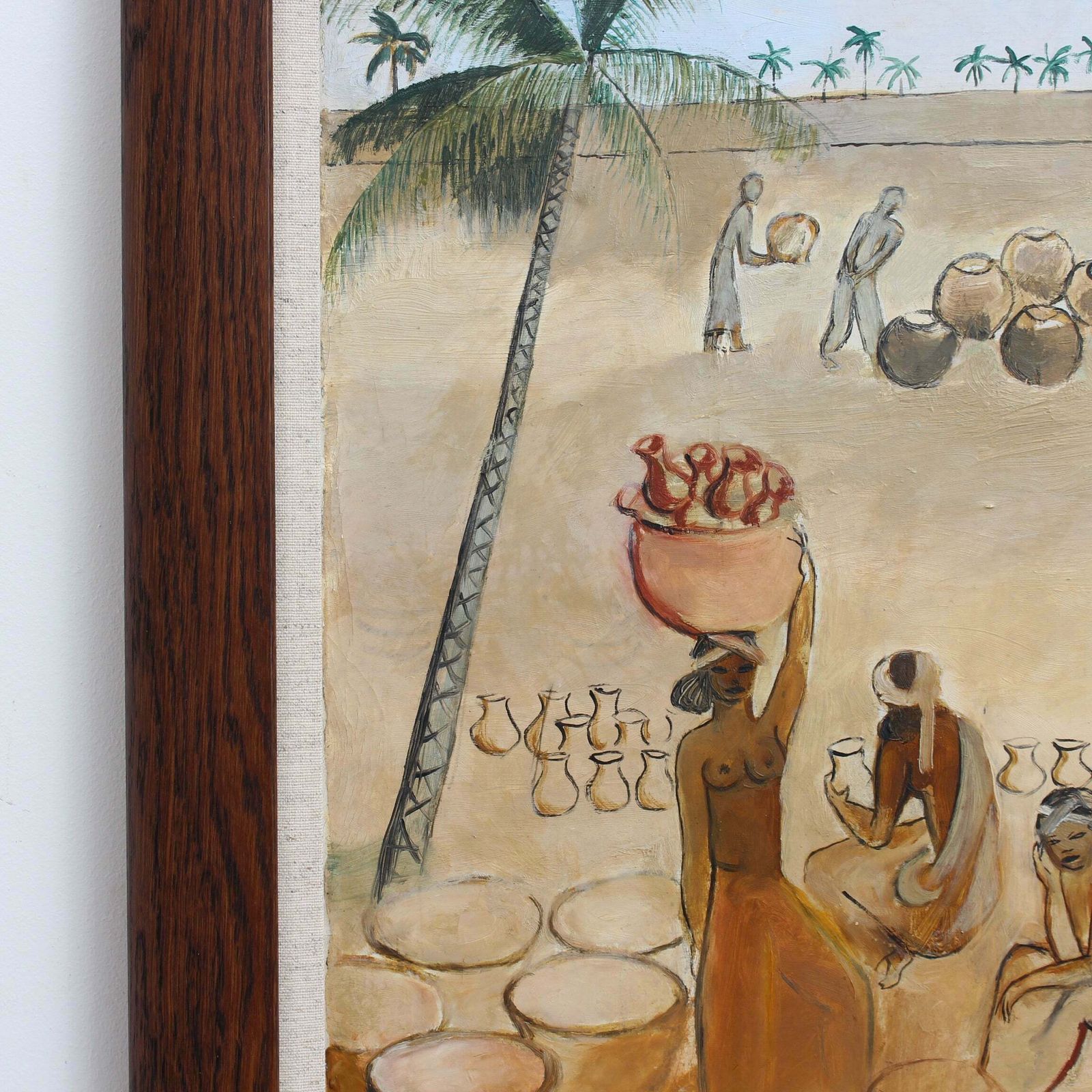 photo for sale Balinese Pottery Market' By Régine Van Den Broek D'obrenan (1931)