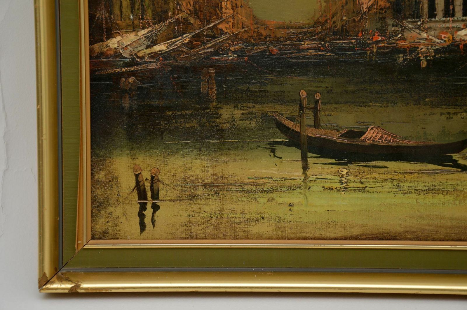 Antique Landscape Oil Painting Signed ‘Liner’ photo 455.52