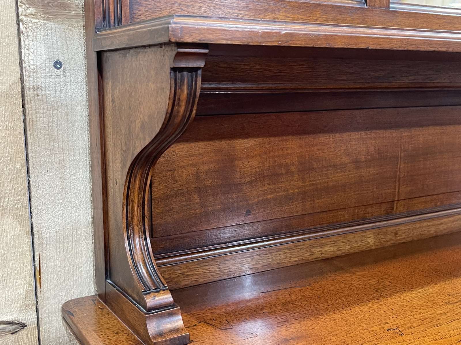 Early 20th Century English Art Nouveau Mahogany Sideboard photo for sale