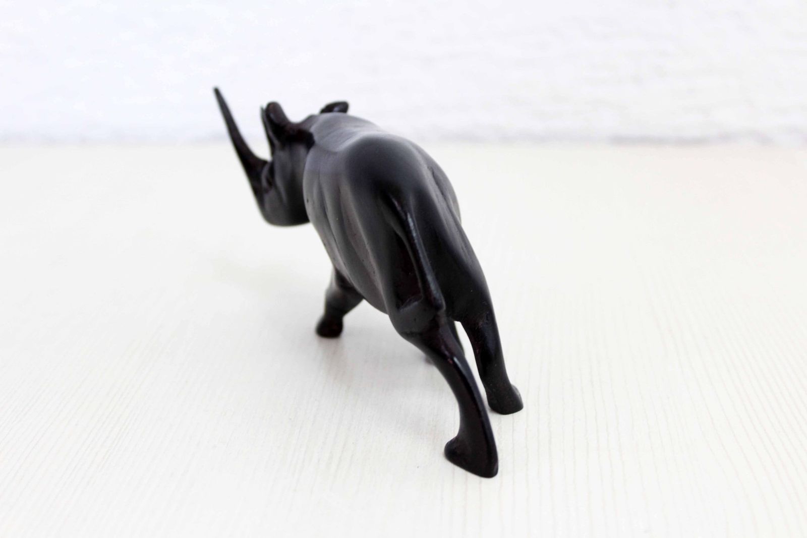Rhino Wooden Figurine 1970, 1970s photo for sale