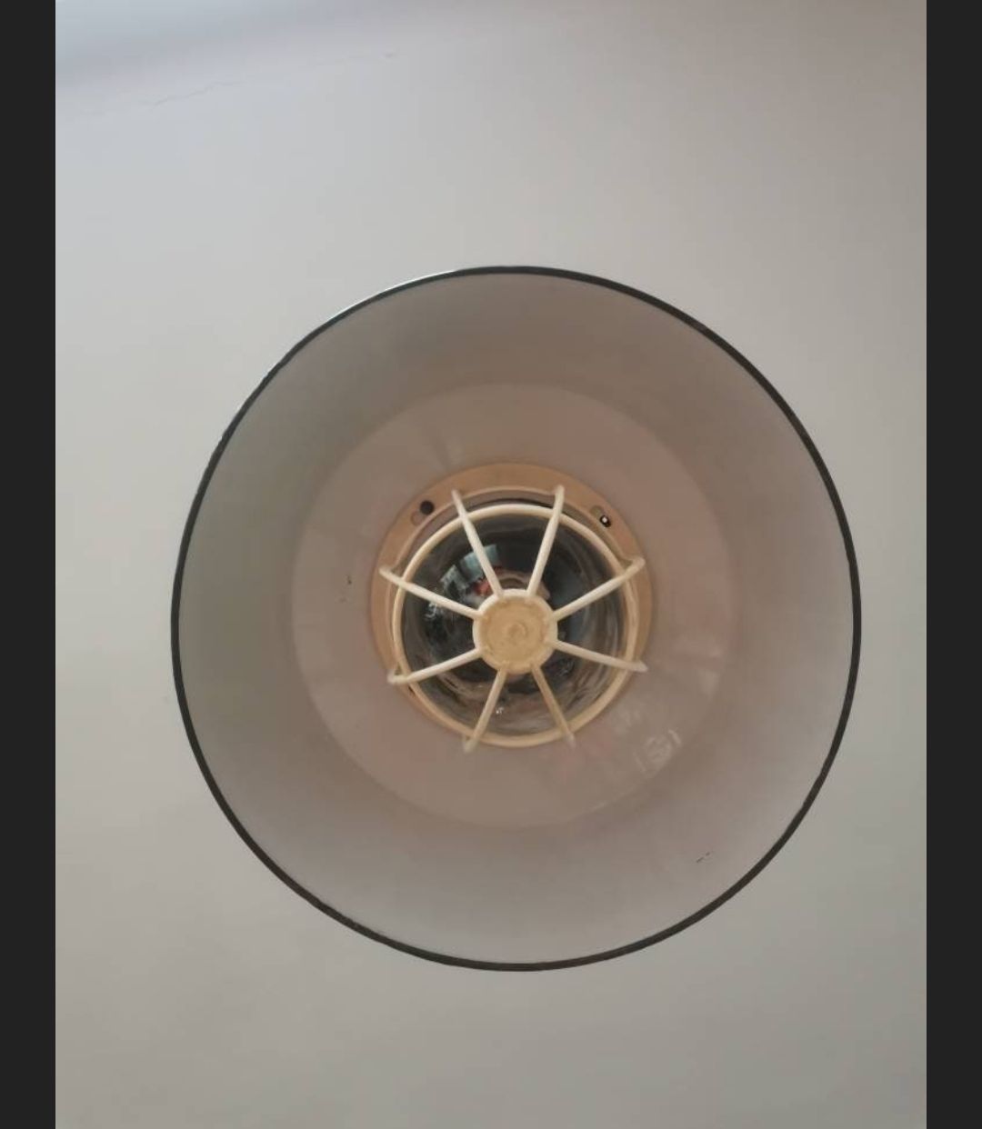 photo for sale Industrial White Factory Cow Shed Hungarian Pendant Large Lamp Lighting Kitchen