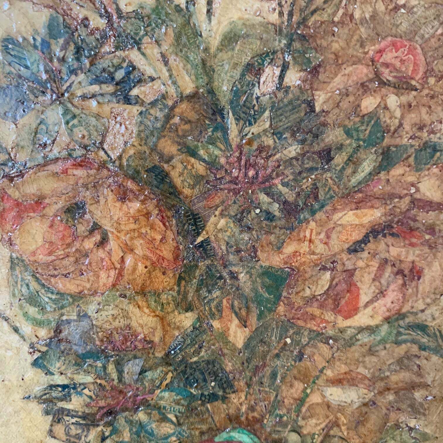 Flower Mixed Media Painting photo vinterior