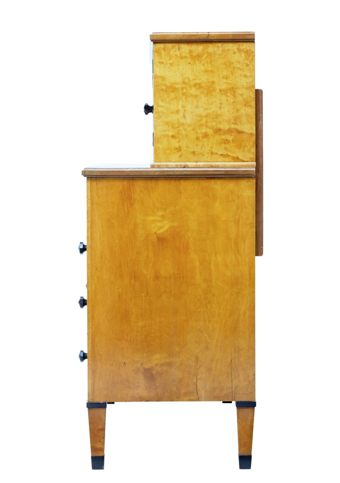 Late 19th Century Swedish Birch Art Nouveau Cabinet On Chest photo Furniture