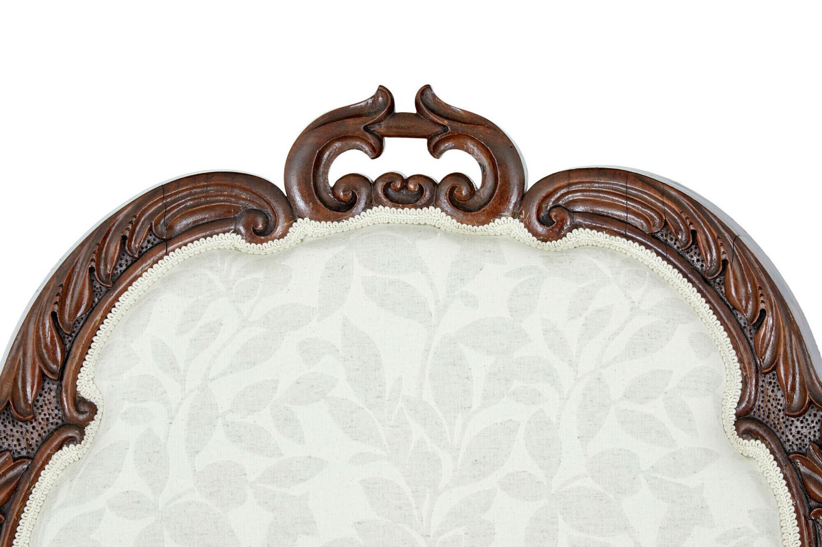 photo furniture Mid 19th Century Carved Walnut Armchair