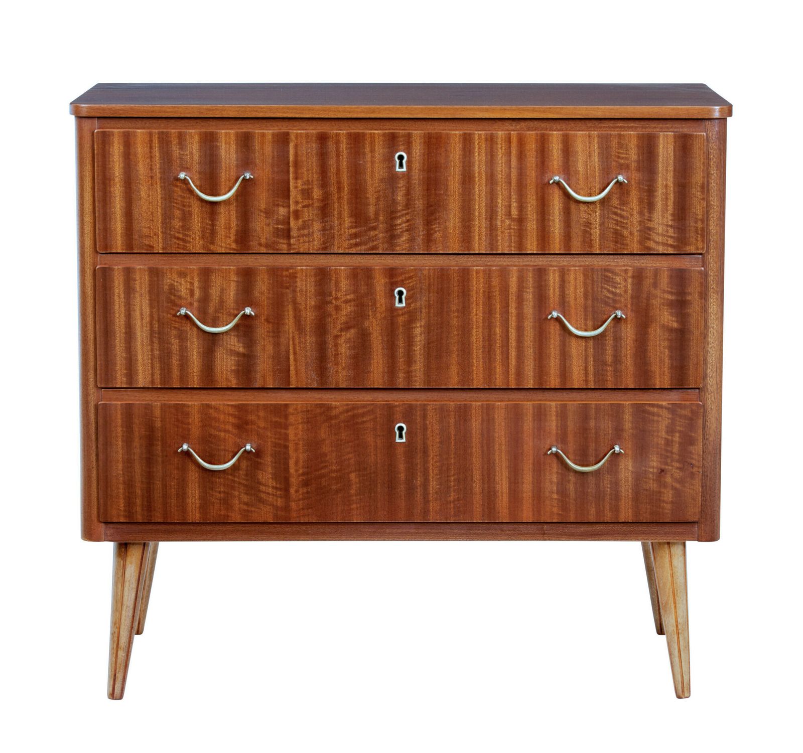 Mid 20th Century Danish Small Teak Chest Of Drawers photo 1045.0