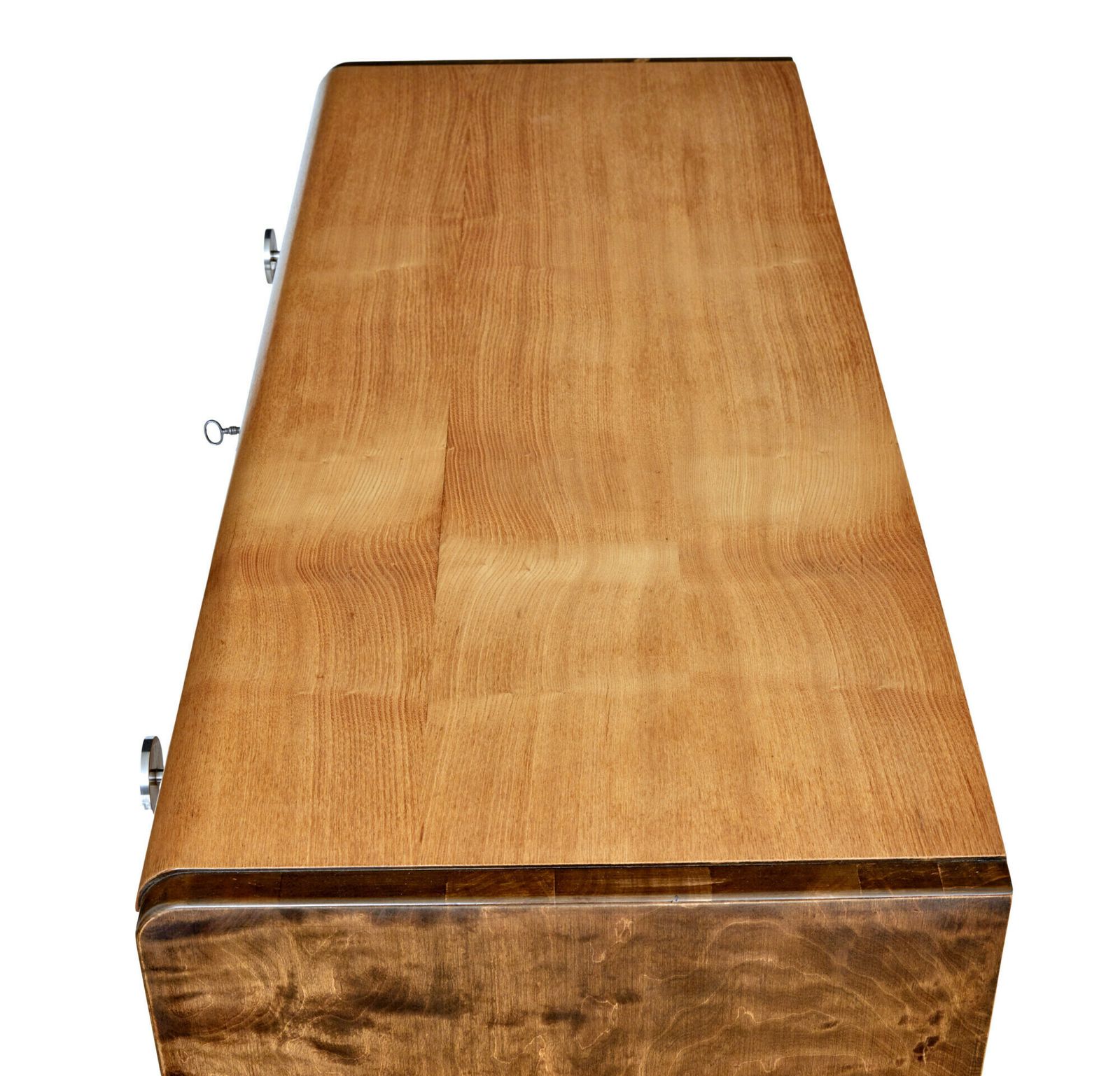 Mid 20th Century Elm And Birch Scandinavian Chest Of Drawers photo Furniture