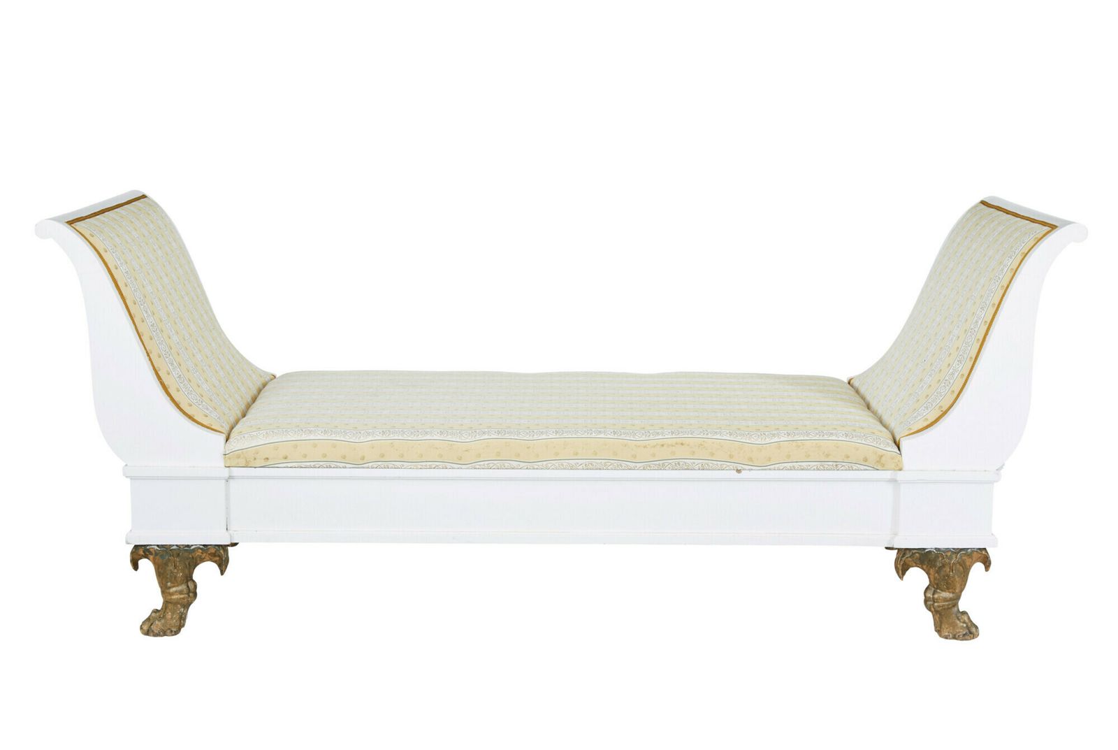 Early 20th Century Empire Revival Painted Scandinavian Day Bed photo vinterior