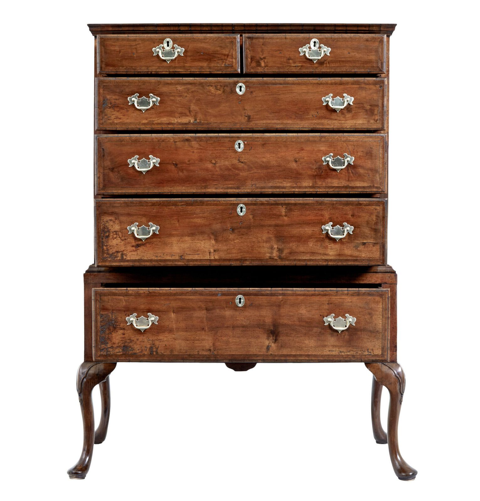 Late 17th Century William And Mary Walnut Chest On Stand photo vinterior