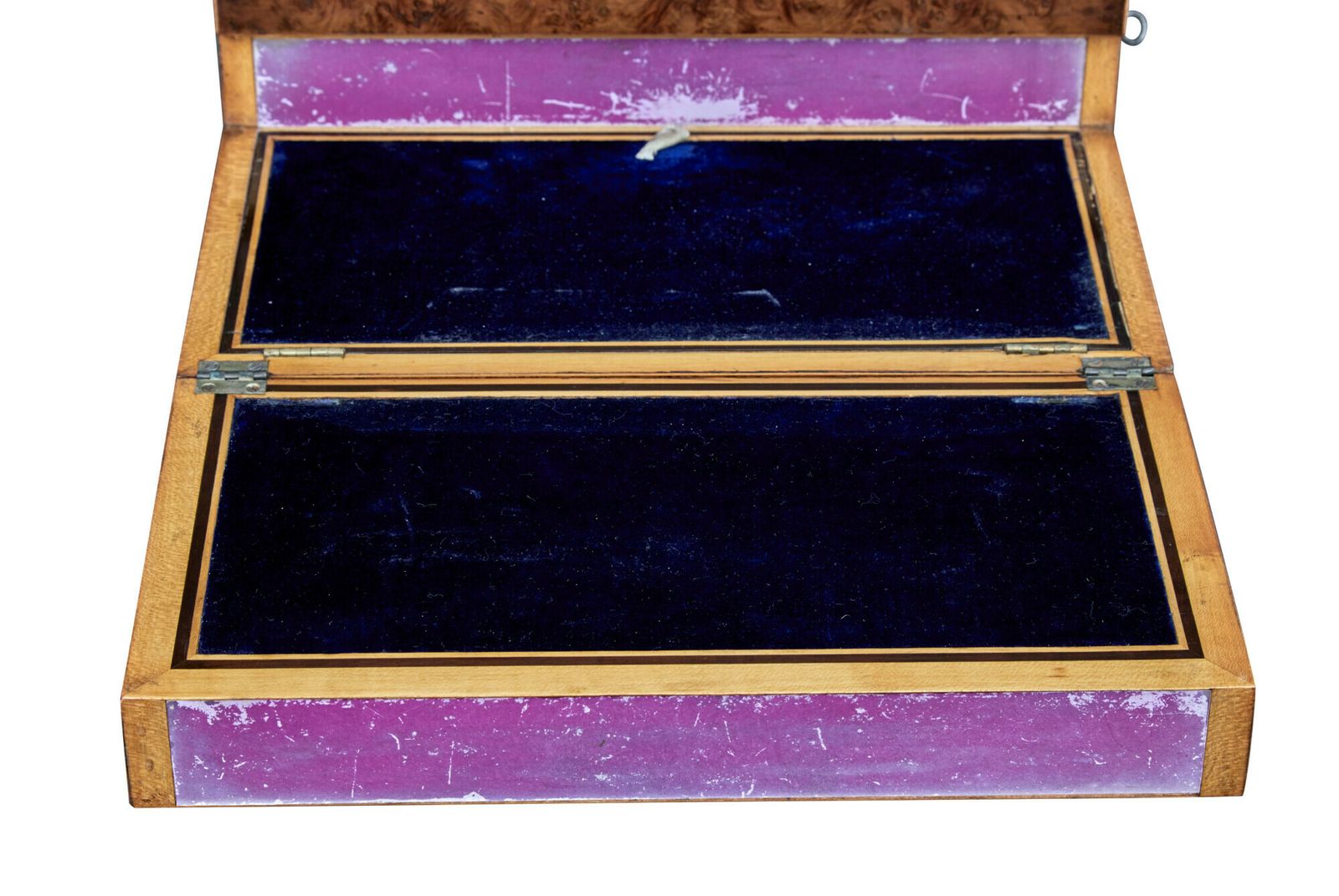 19th Century Victorian Burr Walnut Desk Top Writing Slope photo Furniture