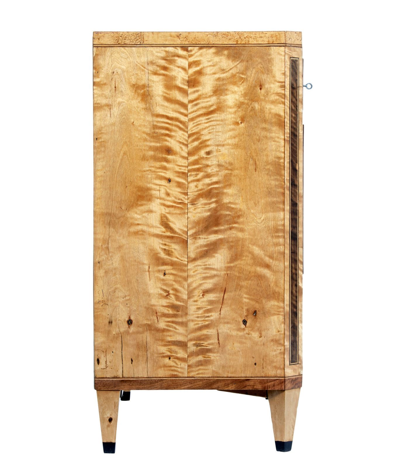 Swedish 19th Century Inlaid Birch Chest Of Drawers photo 2695.0