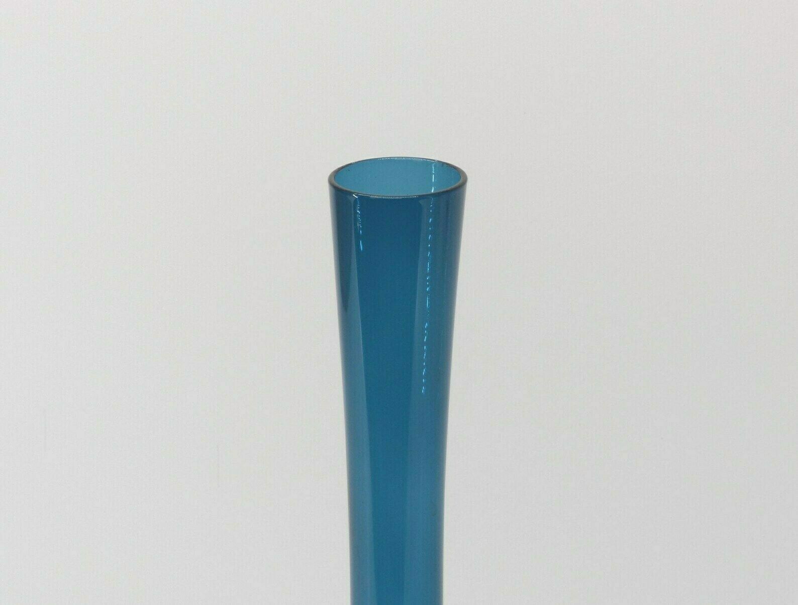 Xxl Scandinaviantranslucent Blue Blown Glass Vase Attributed To Arthur Percy photo Home Decor