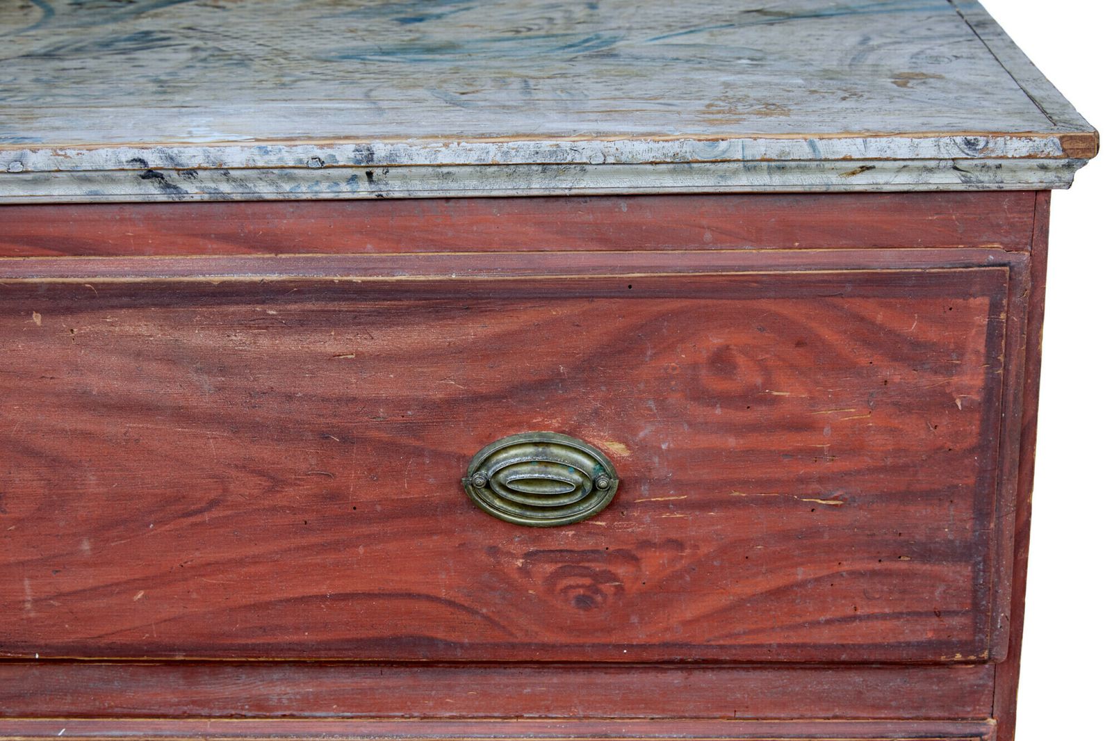 19th Century Hand Painted Swedish Chest Of Drawers photo furniture
