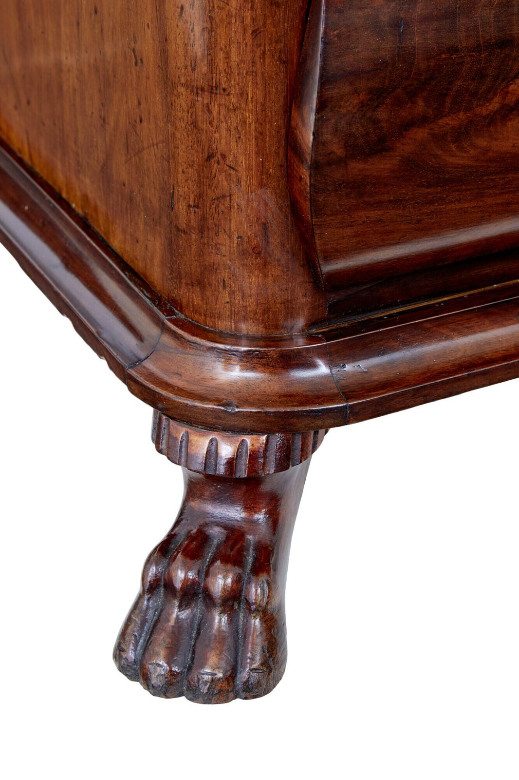 photo furniture Danish Mid 19th Century Flame Mahogany Chest Of Drawers