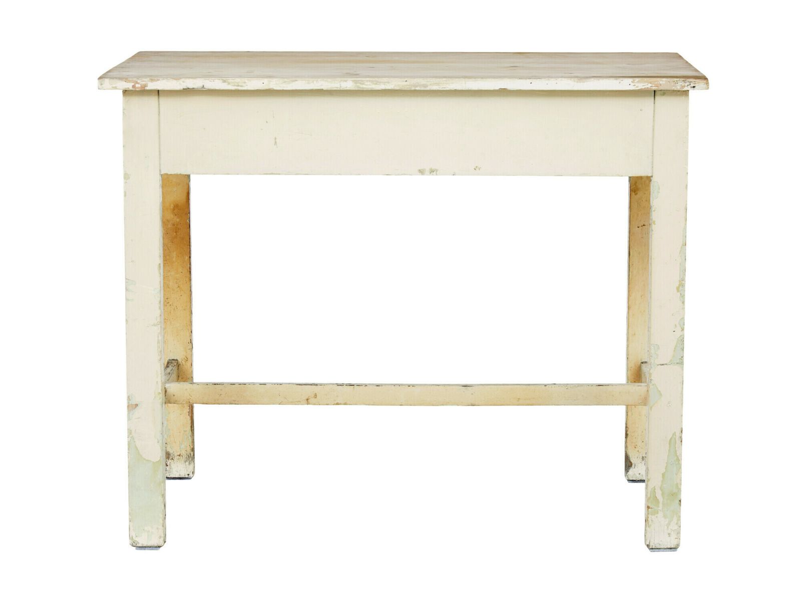 19th Century Painted Pine Side Table photo for sale
