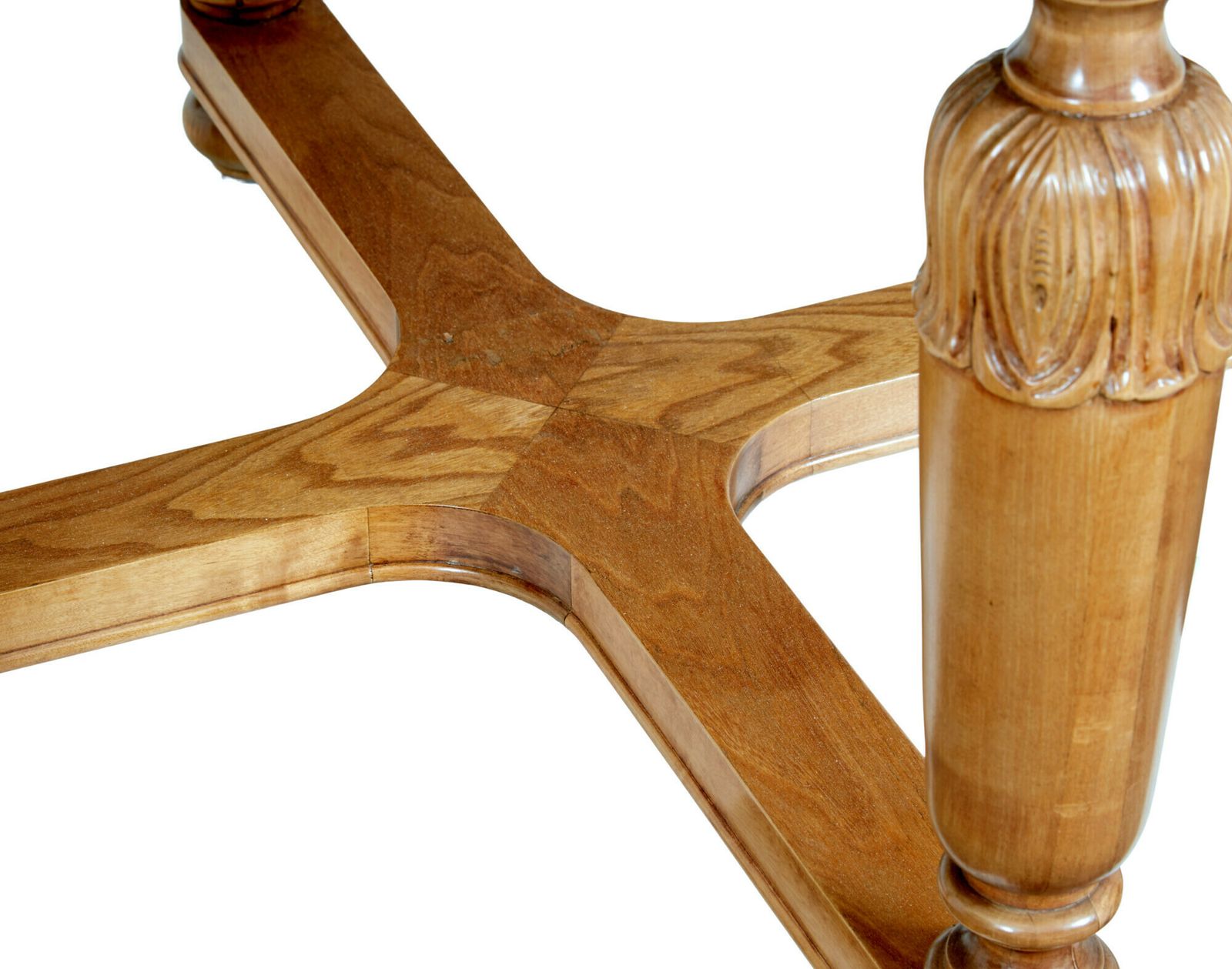 Art Deco Swedish Carved Birch And Elm Coffee Table photo for sale