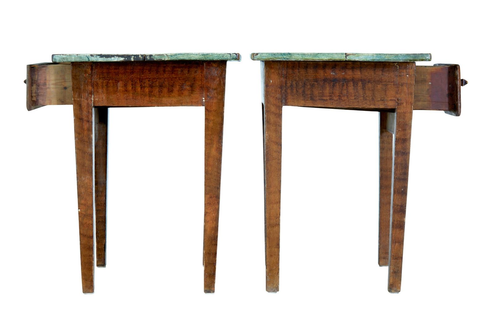 Pair Of Traditional Painted Swedish Side Tables photo for sale