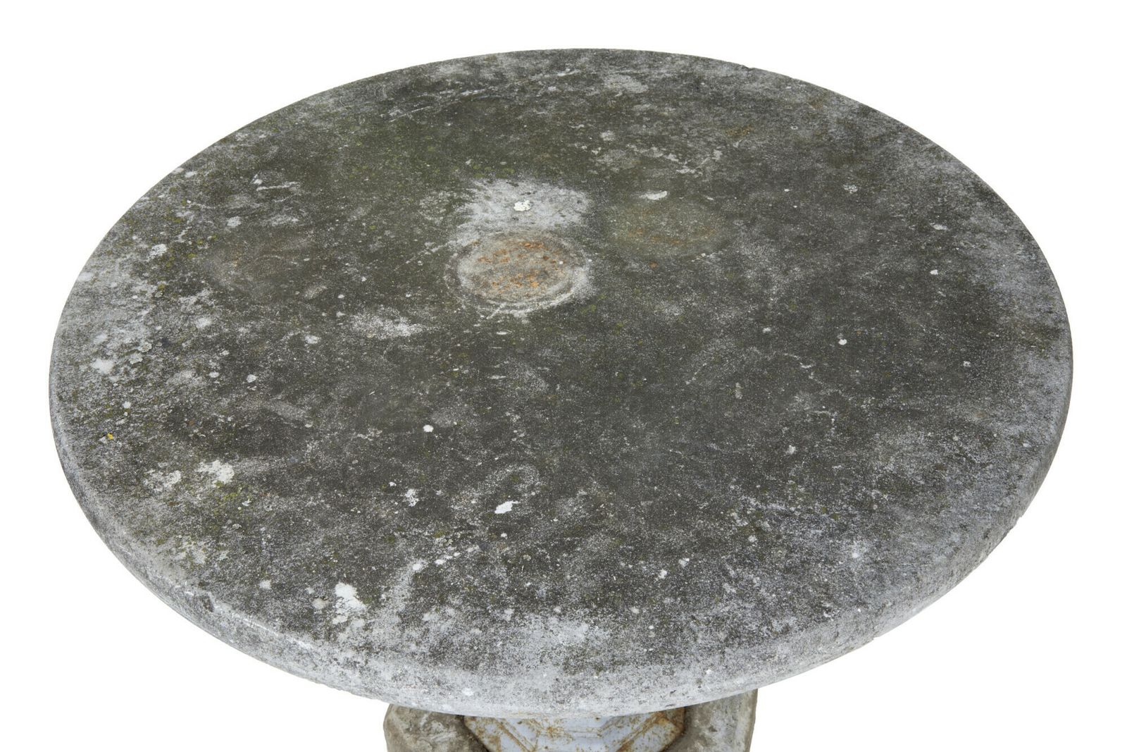 Rare 19th Century Swedish Stone And Iron Garden Table photo for sale
