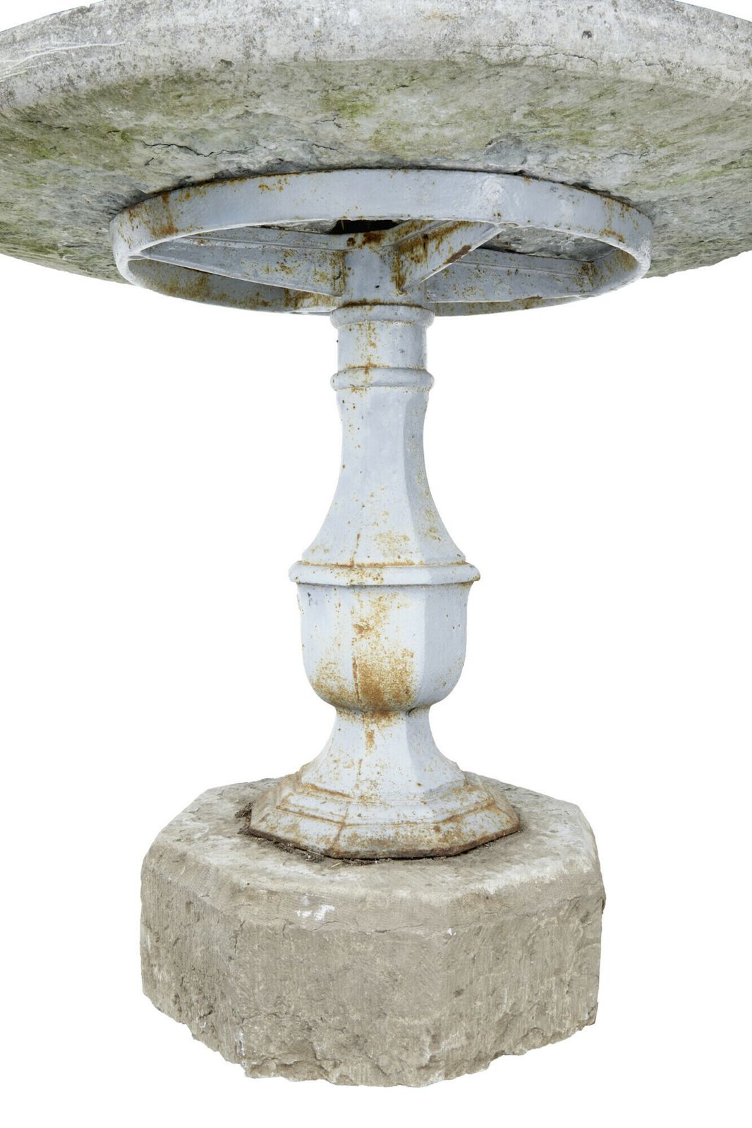 Rare 19th Century Swedish Stone And Iron Garden Table photo 15950.0