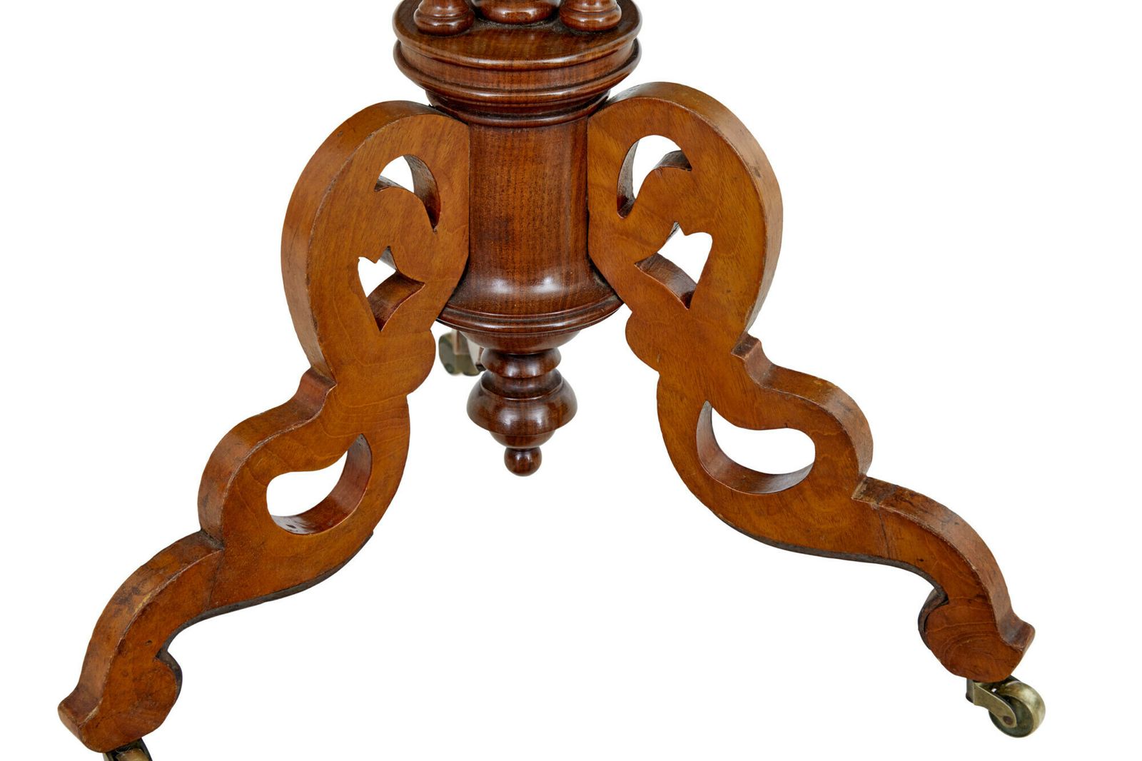 Late 19th Century Mahogany Bobbin Turned Occasional Table photo 1045.0