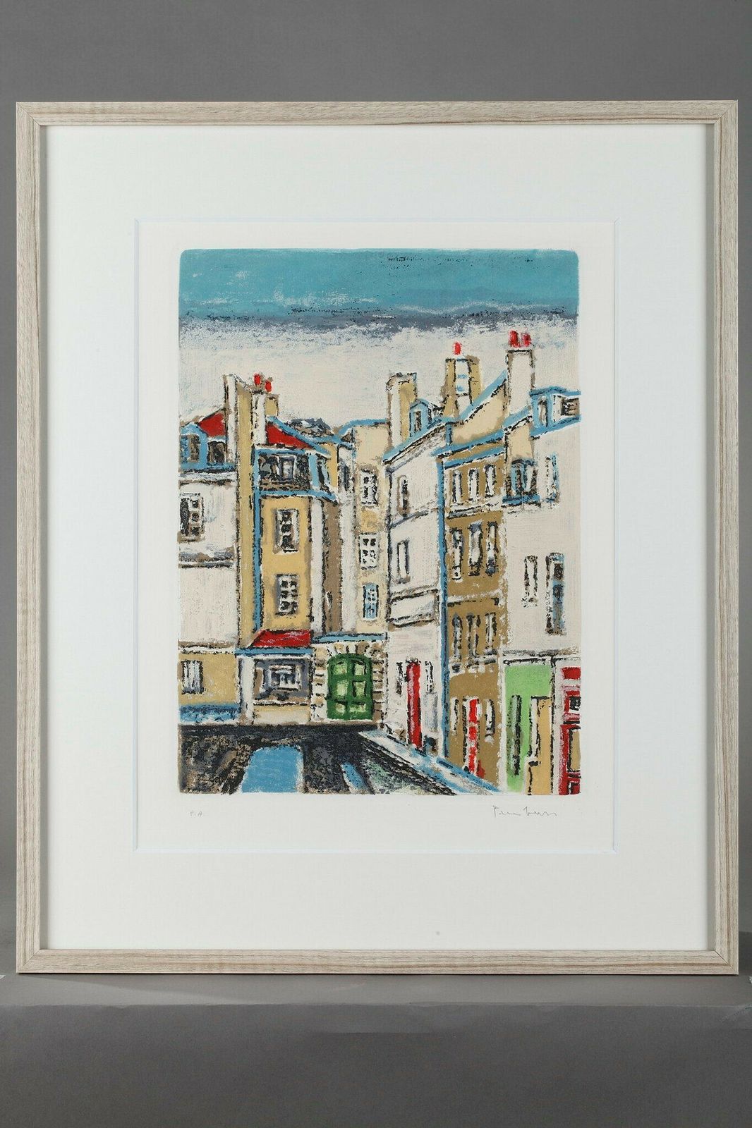 photo for sale Set Of Four Engravings By Orfeo Tamburi Of The Arrondissements Of Paris