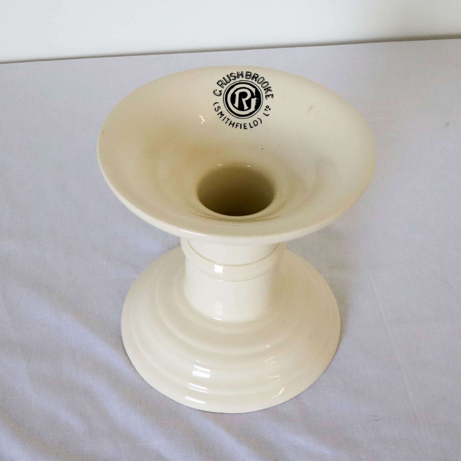 English 20thc Ceramic Ham Stand From Smithfield Meat Market London photo for sale