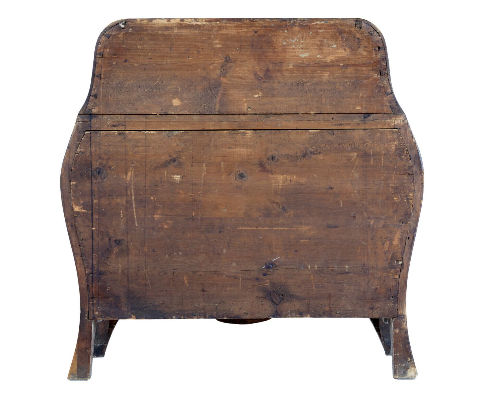 Rococo 18th Century Yew And Elm Bureau Desk photo for sale