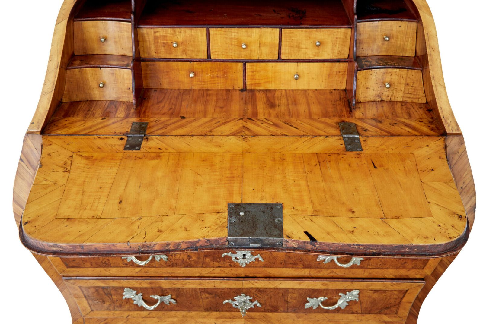 photo for sale Rococo 18th Century Yew And Elm Bureau Desk