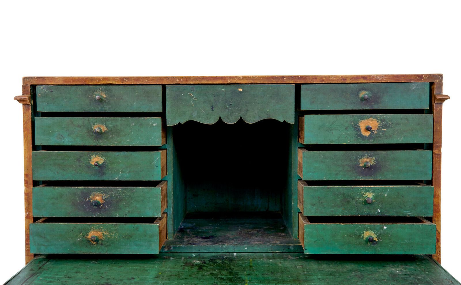 photo for sale Swedish 19th Century Painted Pine Escritoire Writing Desk