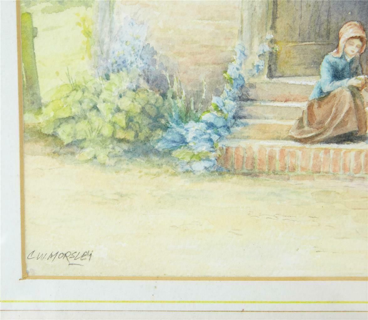20th Century Watercolour By C W Morsley photo furniture