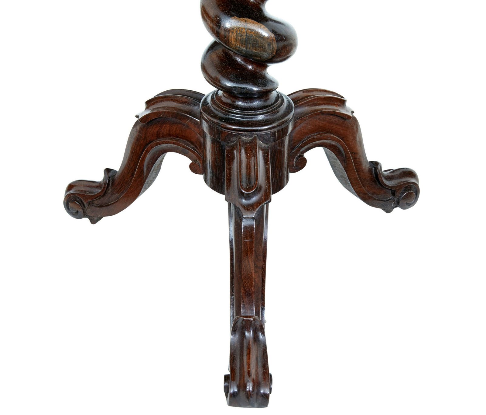 Early Victorian 19th Century Walnut Inlaid Tilt Top Occasional Table photo furniture