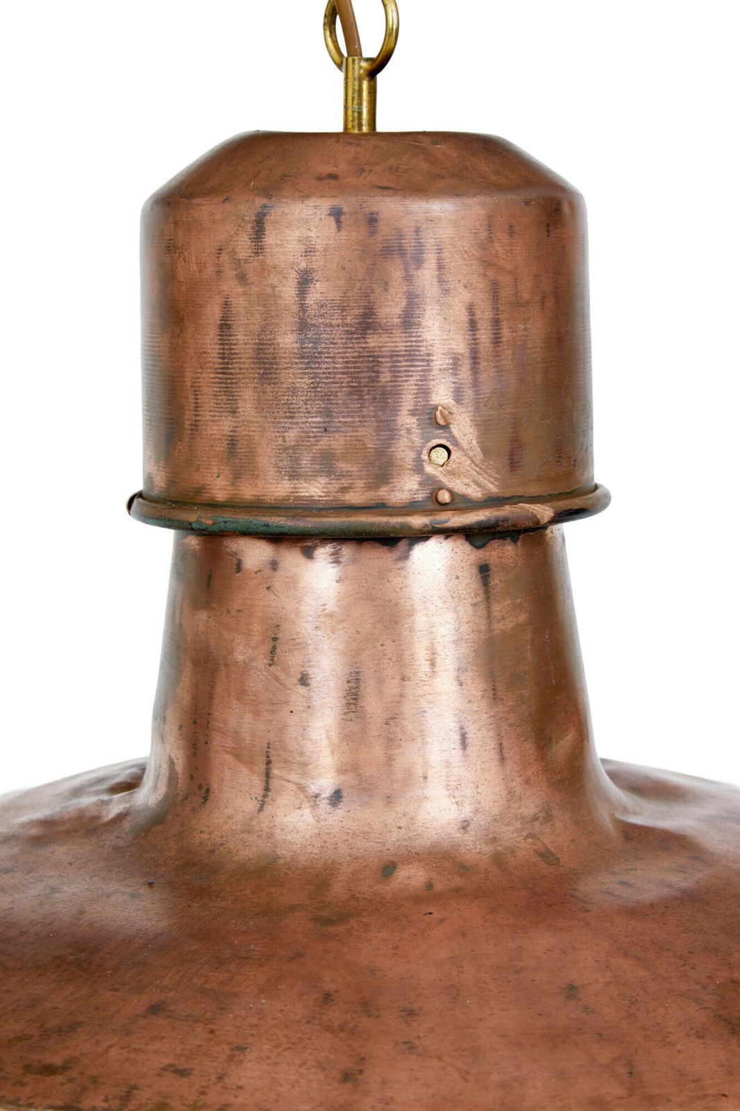 Art Deco Industrial Copper Ceiling Light photo 715.0