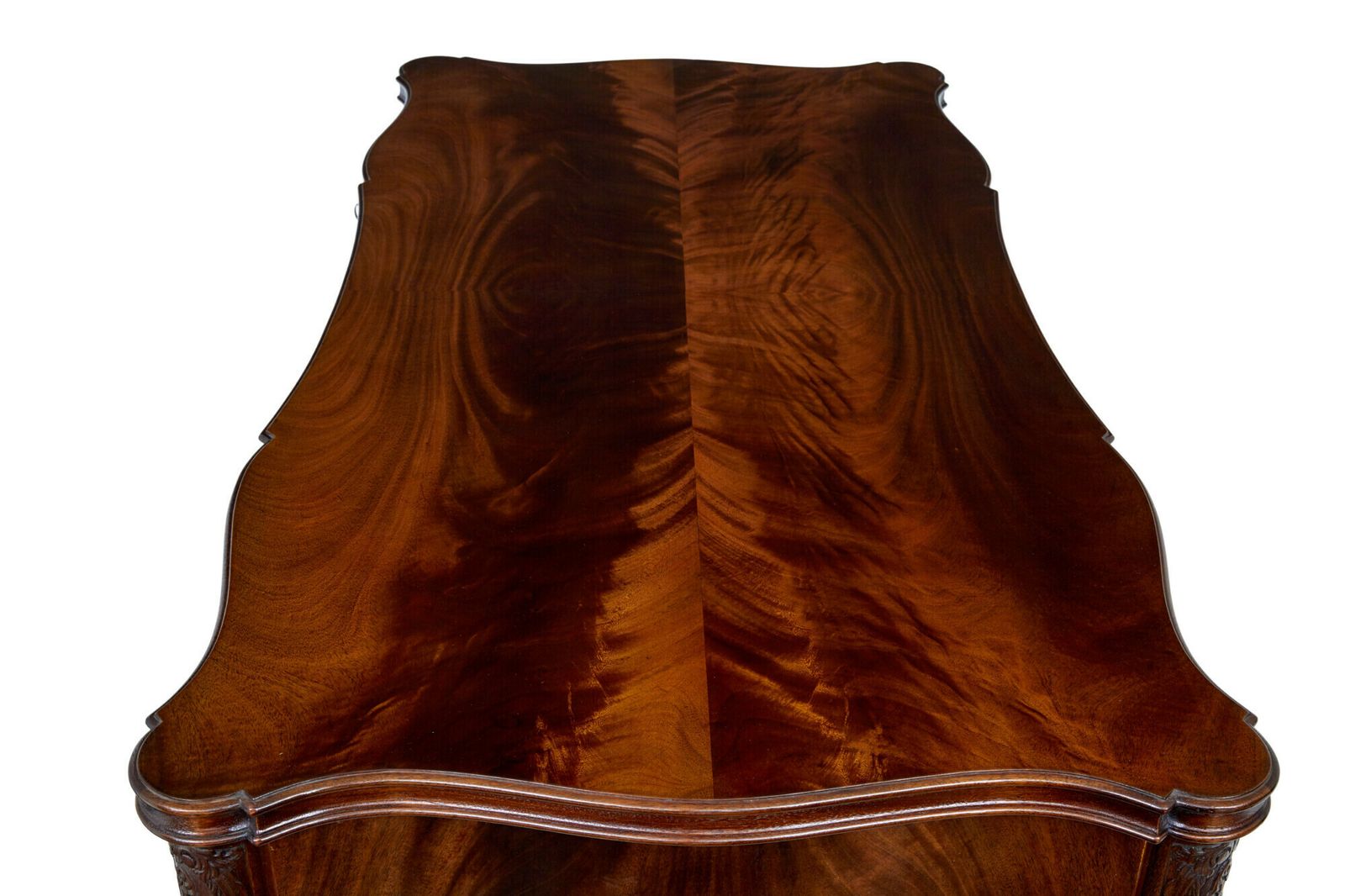 Mid 20th Century Carved Mahogany Swedish Desk photo 4125.0