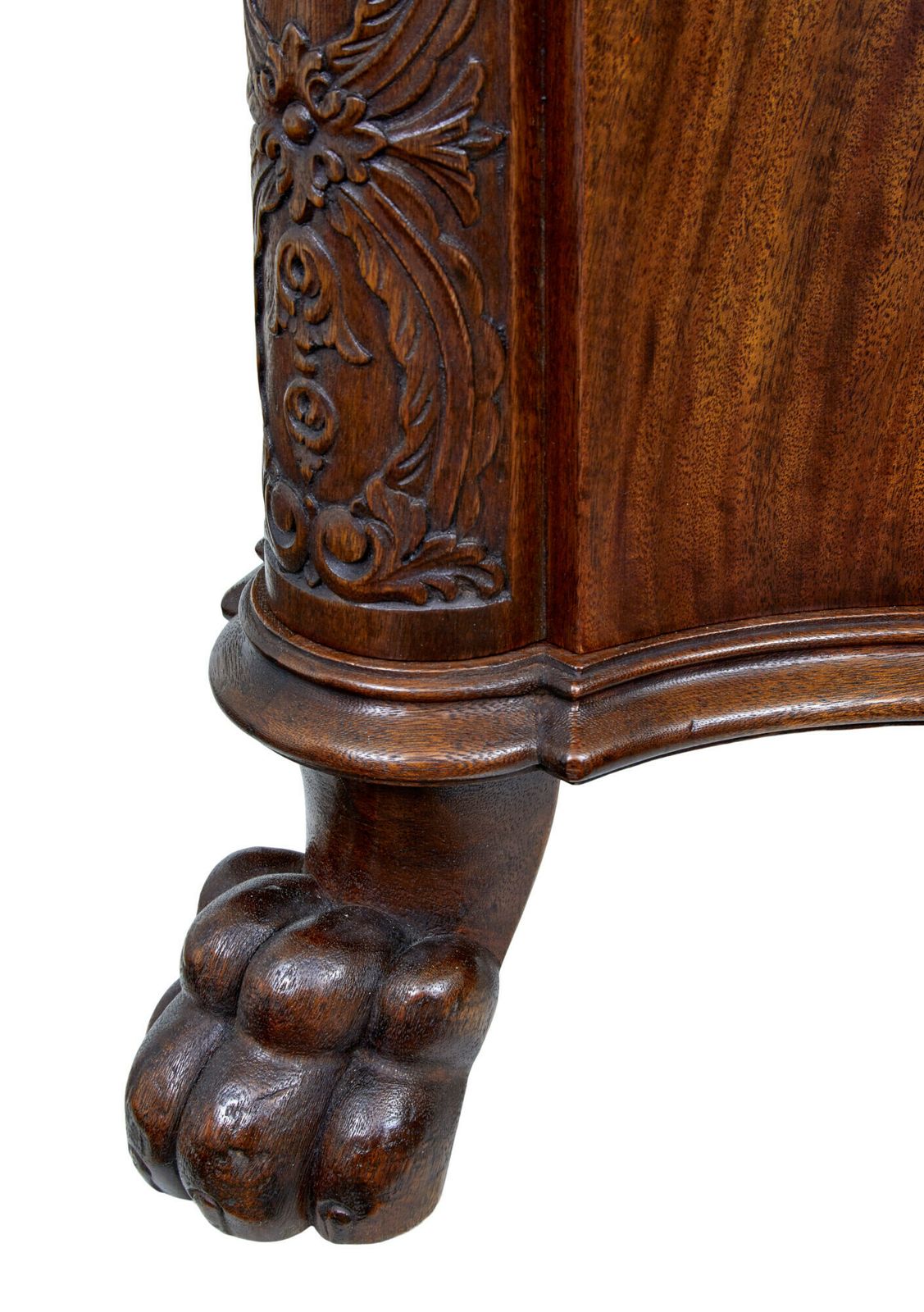 Mid 20th Century Carved Mahogany Swedish Desk photo buy