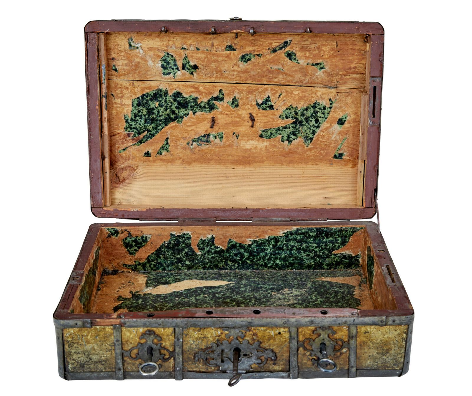 Late 18th Century Scandinavian Metal Bound Box photo furniture