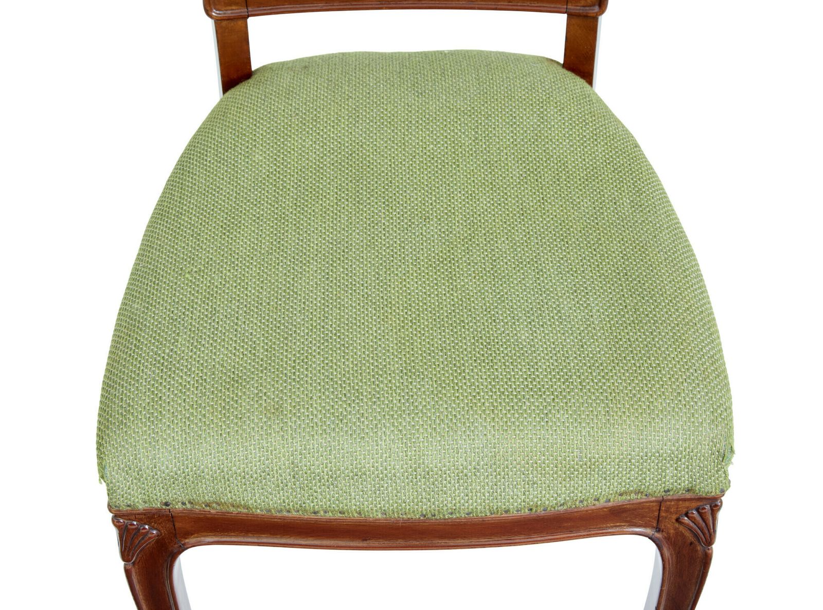 Set Of 6 Mid 20th Century Carved Dining Chairs photo Furniture