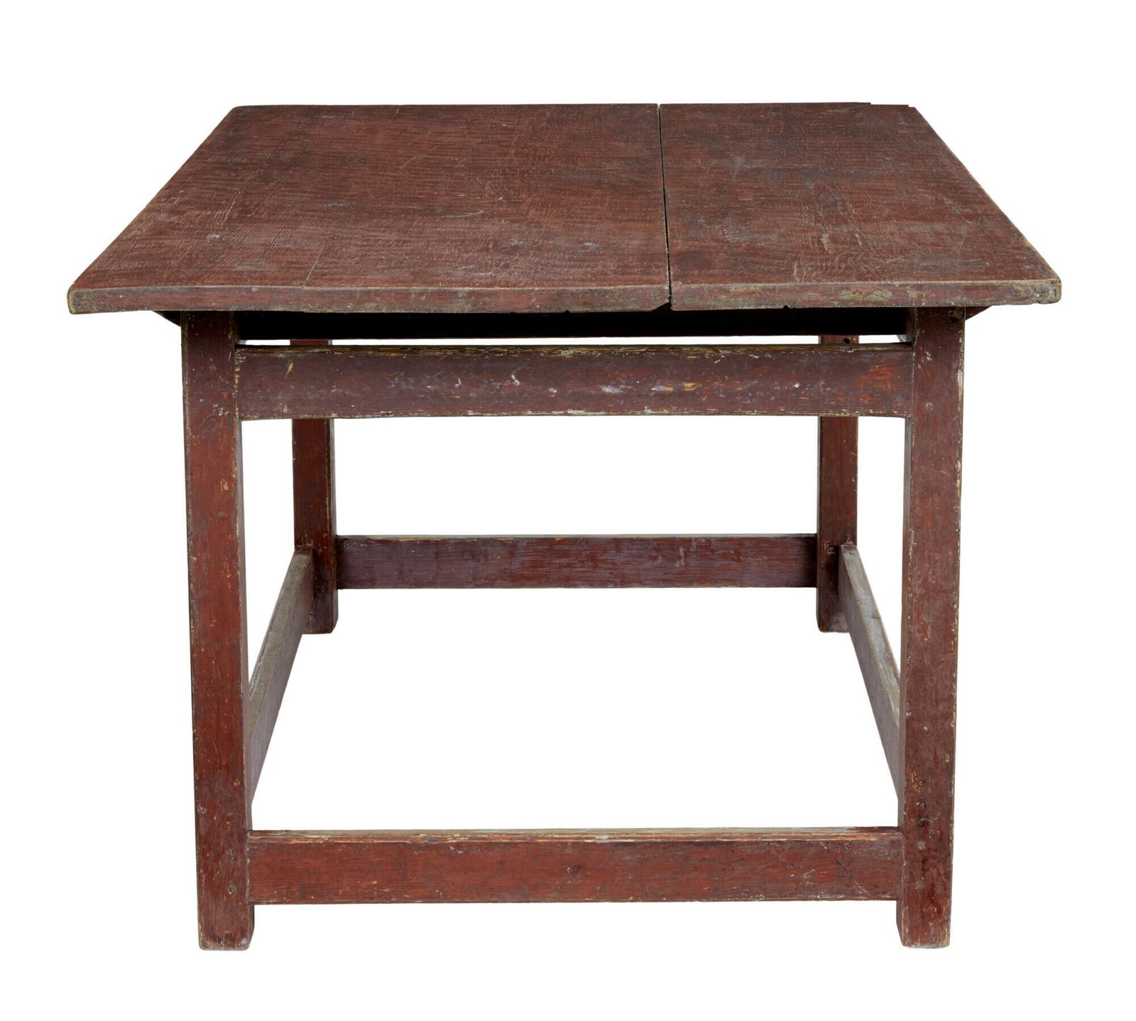 Large 19th Century Scandinavian Pine Painted Table photo vinterior