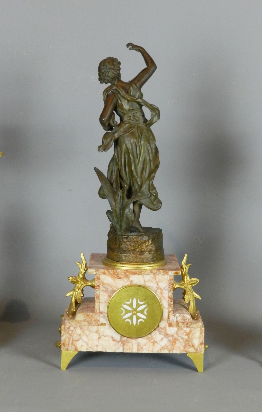 French Art Nouveau Mantle Clock 'Poésie' (Ch Ruchot) By Japy Freres photo buy