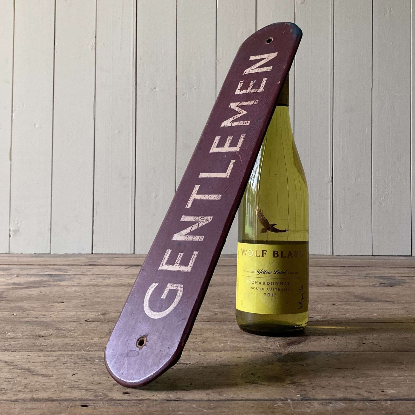 Vintage Railway Sign   ‘Gentlemen’