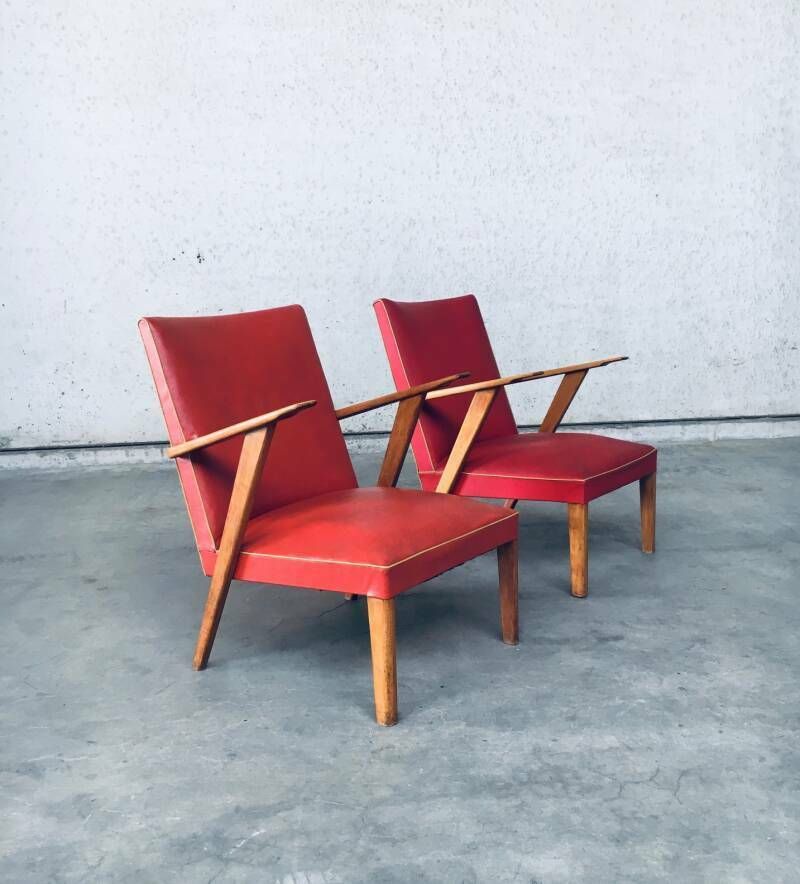 Lounge Stoelen Set – Nederlands Design, Ca. Jaren 1950