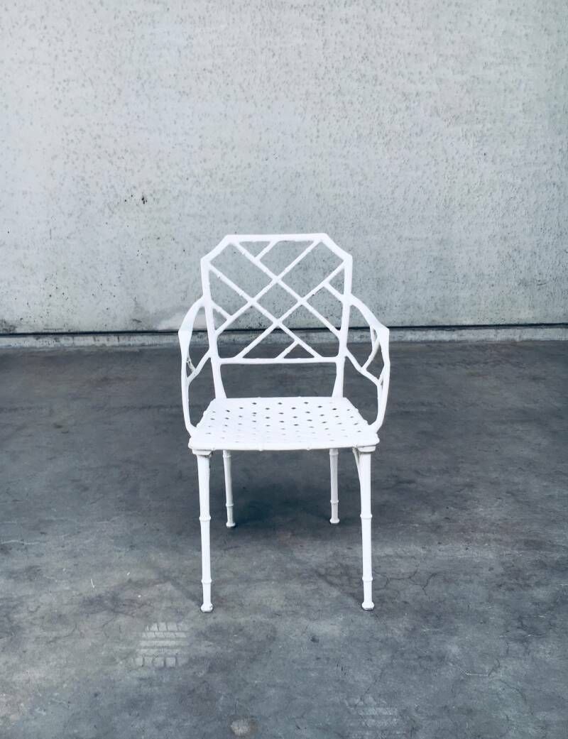 2850.0 "Calcutta" Faux Bamboo Outdoor Armchair Set By Hall Bradley For Brown Jordan, USA 1960's photo