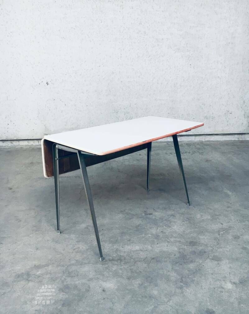 Dutch Industrial Design Desk By Wim Rietveld For Ahrend De Cirkel, Netherlands 1960's