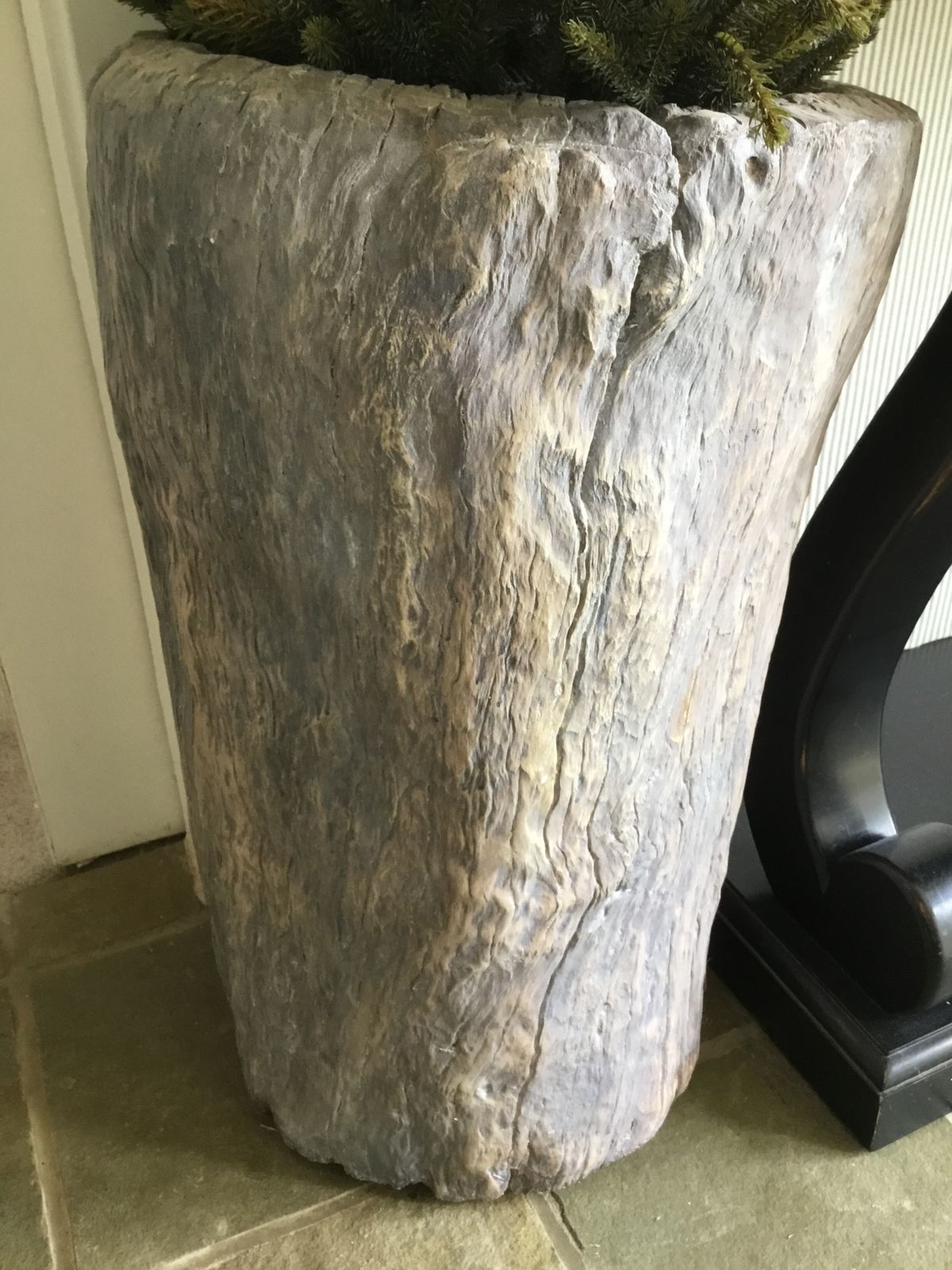 3 X Oka Faux Wood Planters photo furniture