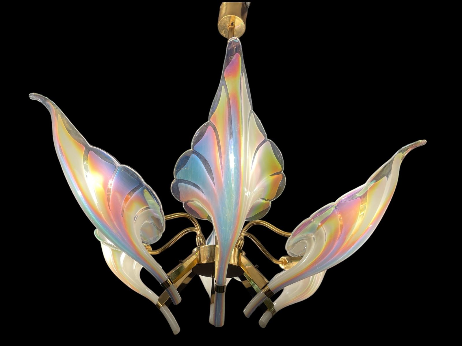 Murano Glass Chandelier By Seguso 1960