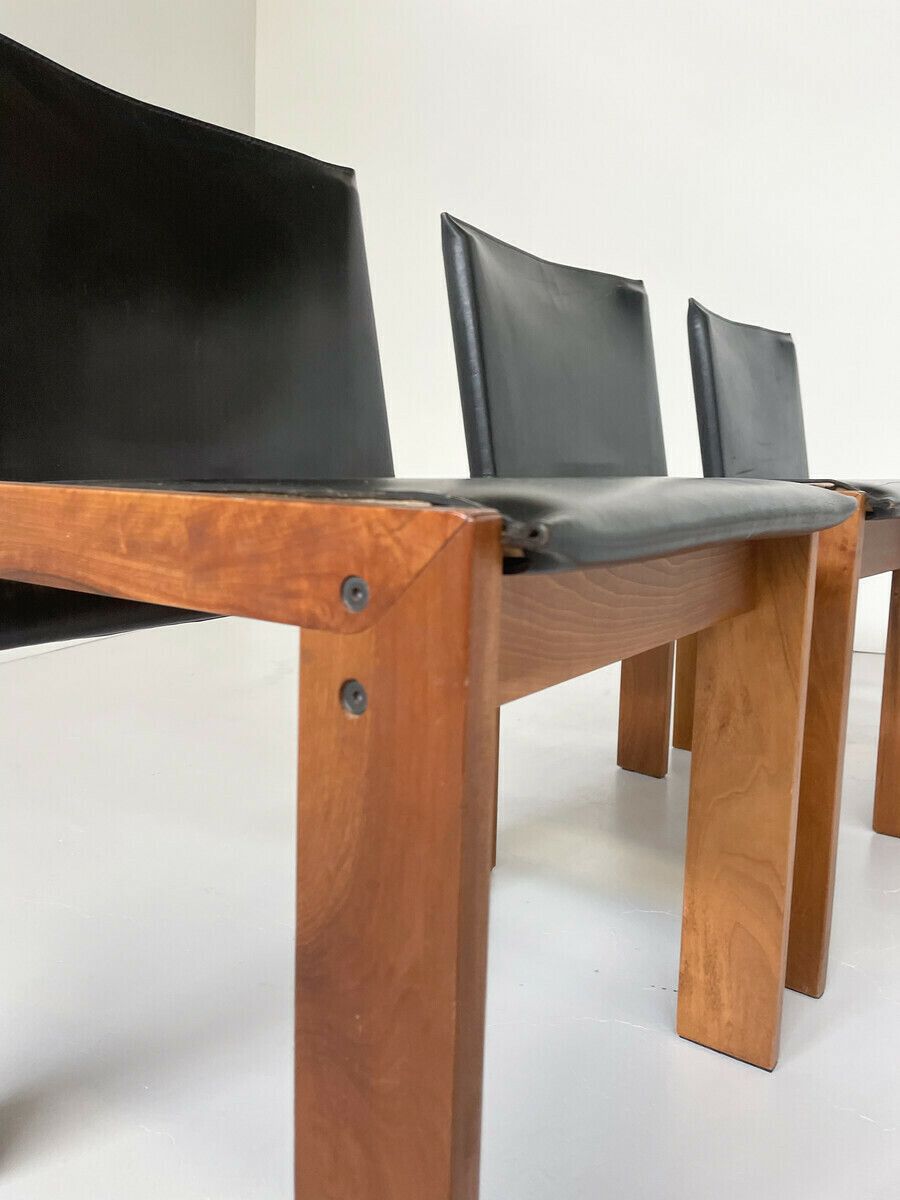 photo furniture Set Of 4 Mid Century Modern Dining Chairs By Afra & Tobia Scarpa