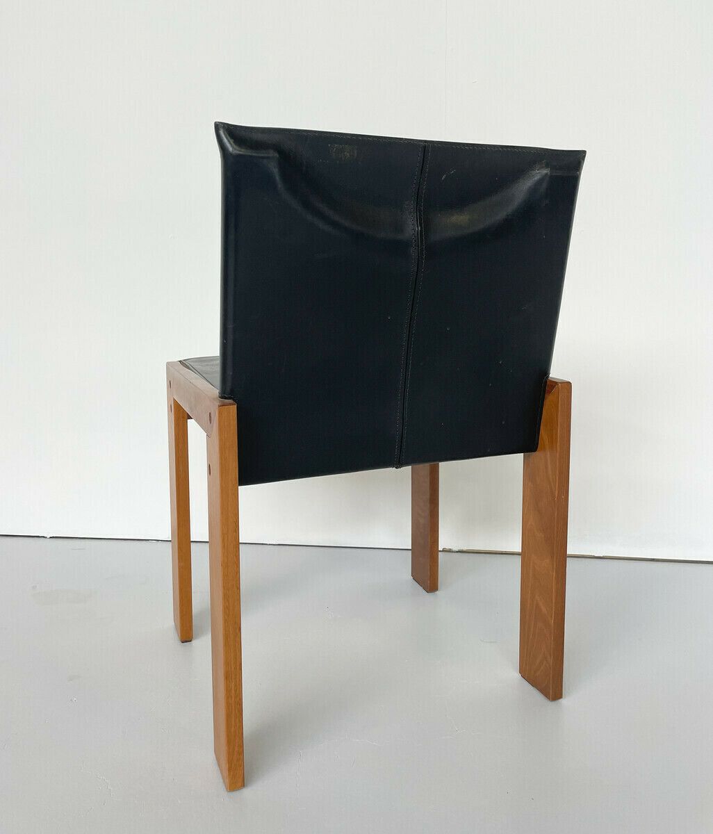 Furniture Set Of 4 Mid Century Modern Dining Chairs By Afra & Tobia Scarpa photo