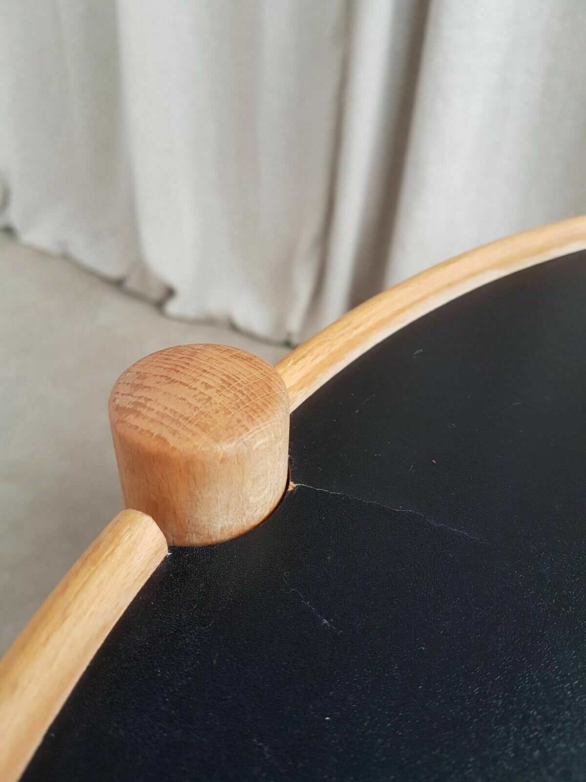 photo furniture Vtg Late Mid Century Danish Modernist Side Table Trolley Scandi Retro R211
