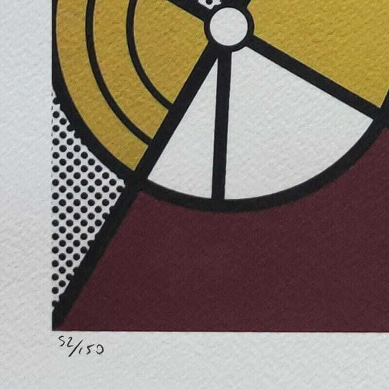 1980s Original Stunning Roy Lichtenstein "Salute To Aviation Corlett 63" Limited Edition Lithograph photo 770.0