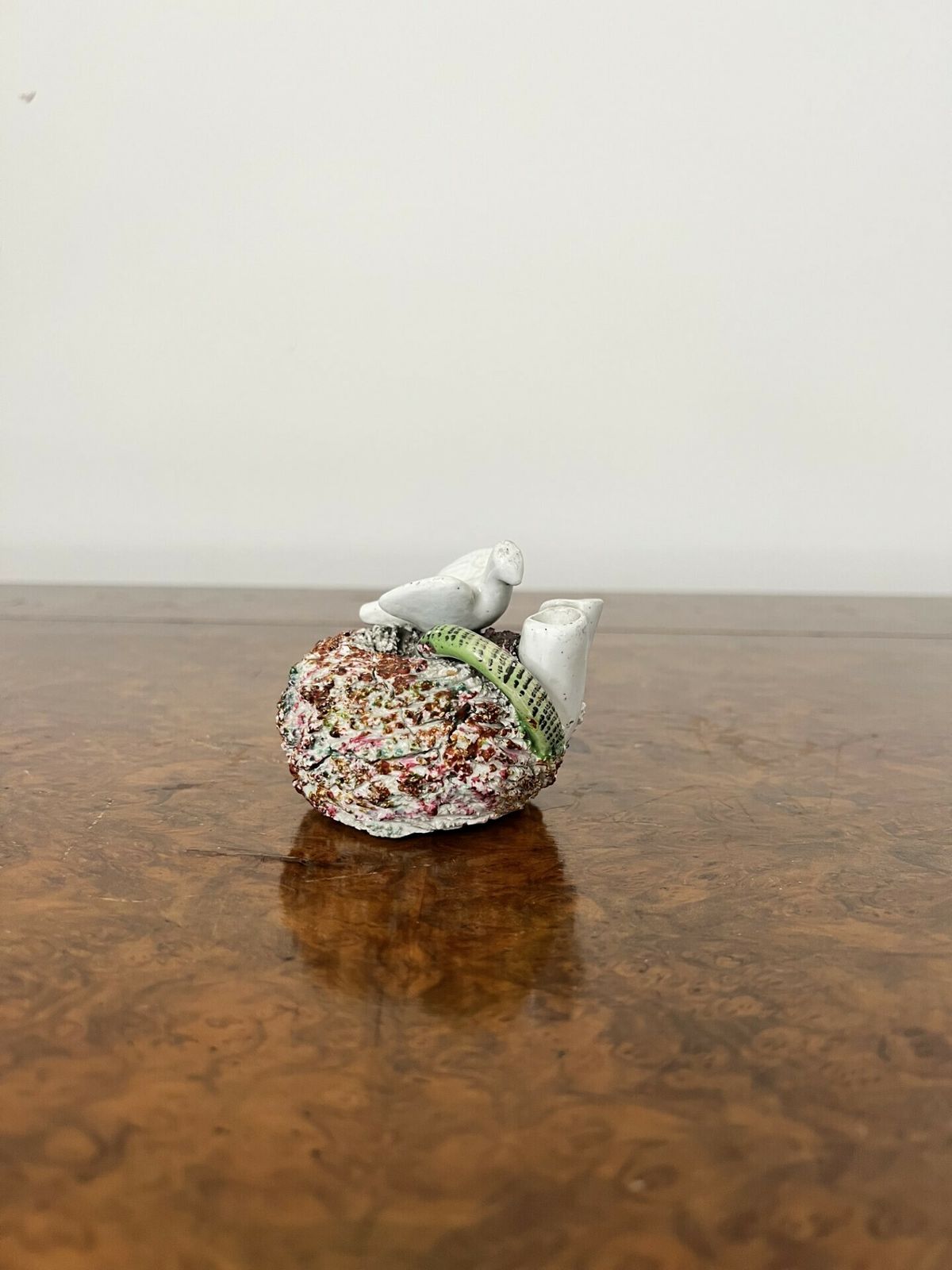 Lovely Victorian Staffordshire Inkwell photo furniture