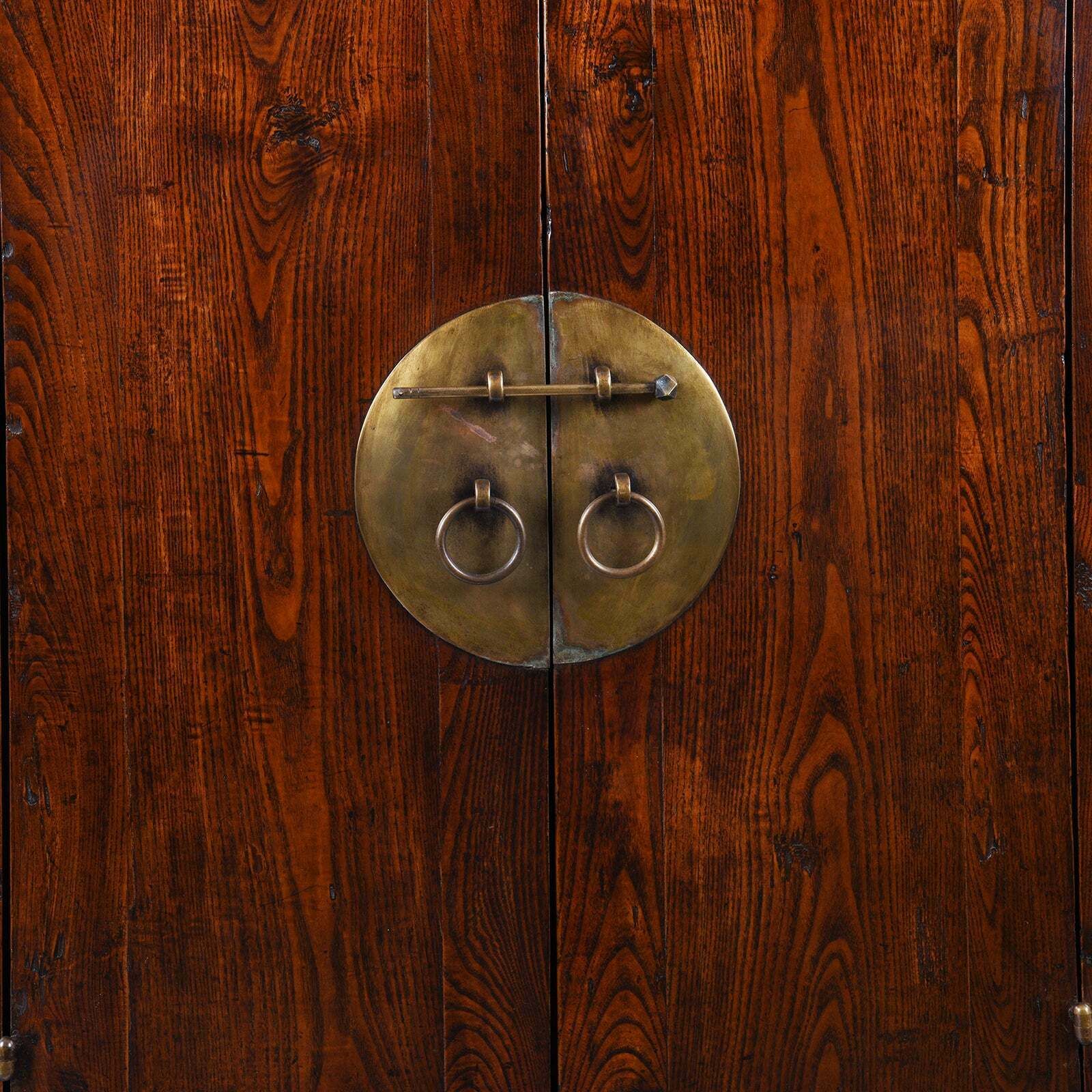 Chinese Walnut Wardrobe From Gansu, 19th Century photo for sale